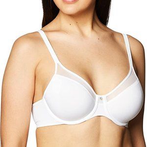 Bali NWT White One Smooth U Ultra Light Wireless T-Shirt Bra DF3440 34DD